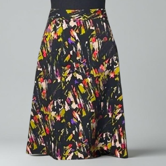 Lane Bryant Swing Pleated Skirts Multi Colored skirt Size 16 - Picture 1 of 13